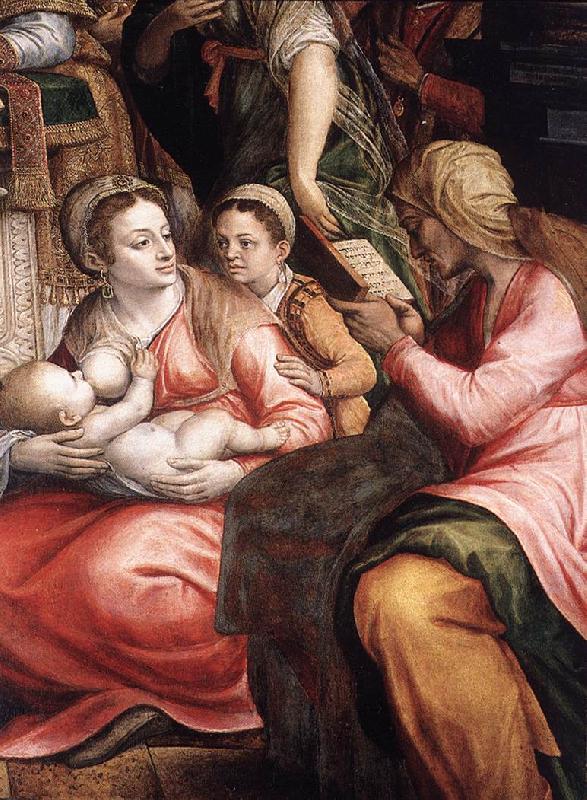 COXCIE, Michiel van The Circumcision of Christ (detail) g oil painting picture